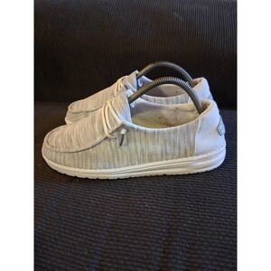 Hey Dude Wendy Sox Glacier Gray Womens 10 Walking Shoes
